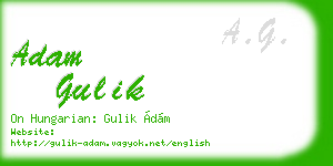adam gulik business card