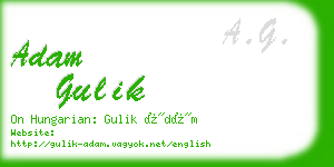 adam gulik business card